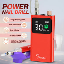 Load image into Gallery viewer, Maryton Rechargeable Pro Nail Drill (1,000-3,0000 RPM) - Black