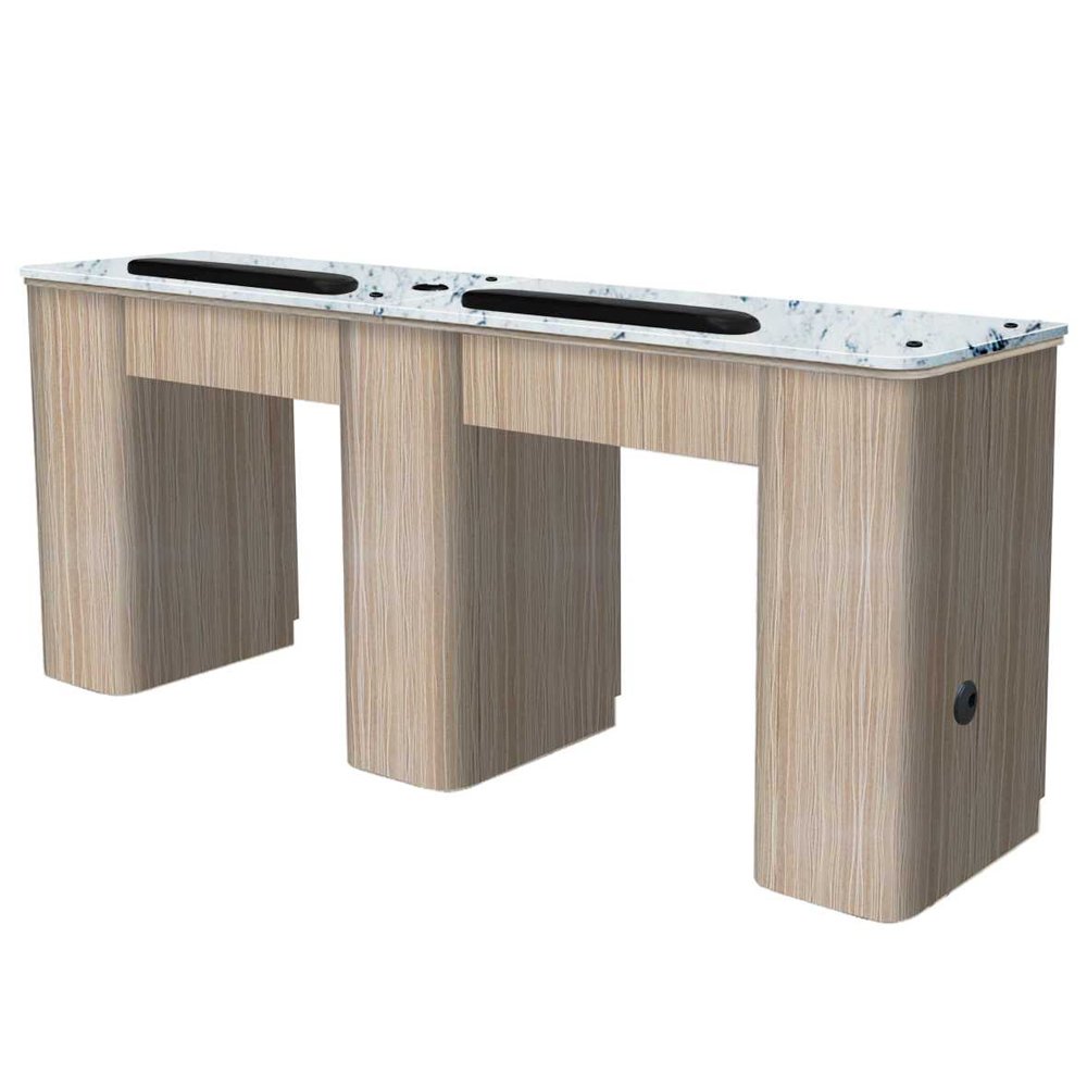 Bonita Double Table #26 Light Wood